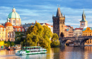 Vltava River and Charles Bridge, Prague