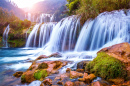 Jiulong Waterfall in Luoping, China