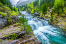 Waterfall in Ordesa Valley, Spain