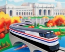 Amtrak 40th Anniversary Postcard