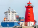 Container Ship Sophia in Dublin Port