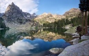 Lone Eagle Peak above Crater Lake