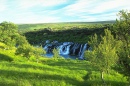 Hraunfossar Waterfalls, Iceland