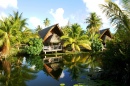 Traditional Bungalow, Huahiné Island, Polynesia