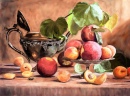 Still Life with Peaches