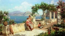 Figures on a Terrace in Capri