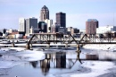 Railroad Bridge over Des Moines River