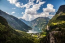 Geiranger Village in Norway