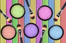 Eyeshadows and Brushes