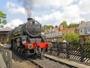 Vintage English Steam Locomotive