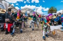 Virgen Del Carmen Parade in Pisac, Peru