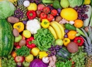 Huge Group of Fresh Vegetables and Fruit