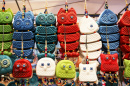 Owl and Fish Souvenirs in a Turkish Bazaar