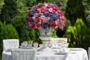 Wedding Reception Table Setting