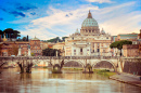 Saint Angel Bridge, Rome, Italy