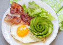 Fried Egg, Bacon and Avocado