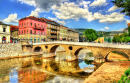 Latin Bridge In Sarajevo, Bosnia