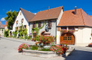 Village in Haut Rhin, Alsace, France