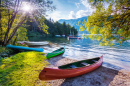 Bohinj Lake, Julian Alps, Slovenia