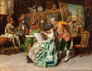 Art Lesson in the Artist's Studio