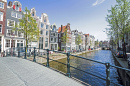 Canal in Amsterdam, Netherlands