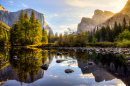 Sunrise in the Yosemite National Park