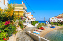 Kokkari Fishing Village, Samos Island, Greece