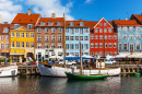 Nyhavn Waterfront, Copenhagen, Denmark