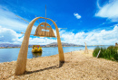 Totora Boat on the Titicaca Lake, Peru