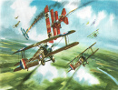 World War I – Sopwith Camels Attacking