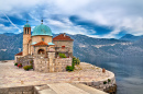 Castle on the Lake in Montenegro