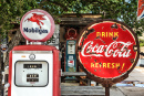 Retro Gas Pump on Route 66, Hackberry AZ