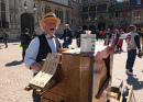 Street Performer in Bruges, Belgium