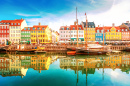 Nyhavn Waterfront, Copenhagen, Denmark