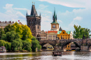 Charles Bridge in Prague, Czech Republic