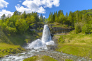 Steinsdalsfossen Waterfall, Norway