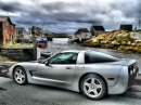 Corvette at Peggy's Cove