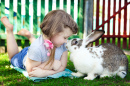 Girl with a Rabbit