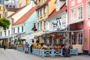 Summer Terraces in Riga, Latvia