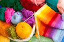 Colored Wool Yarn