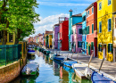 Colorful Houses in Burano, Venice