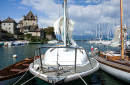 Yvoire Castle and Marina, France