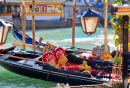 Gondola near Rialto Bridge, Venice