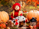 Girl With a Mini Pig