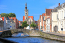 Canal in Bruges, Belgium