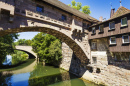 Pegnitz River in Nuremberg, Germany