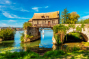 Old Water Mill in Vernon, Normandy, France