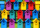 Colorful Birdhouses