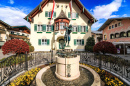 Mozart Statue in St Gilgen, Austria