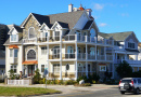 Beach Houses along Atlantic City Boardwalk